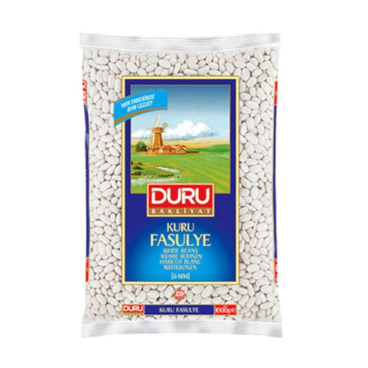 DURU Haricots Blancs Secs 6mm 1kg - Istanbul Market