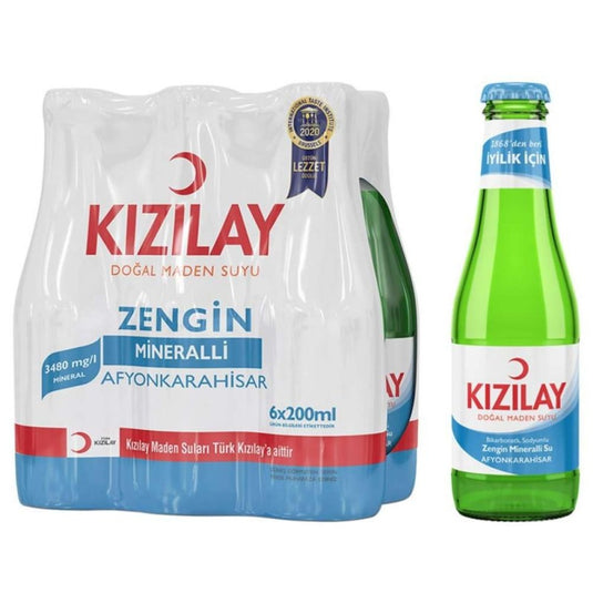 KIZILAY Eau Pétillante Naturelle 6x200ml - Istanbul Market