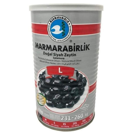 MARMARABIRLIK Olives noires salées L HYPER 800g