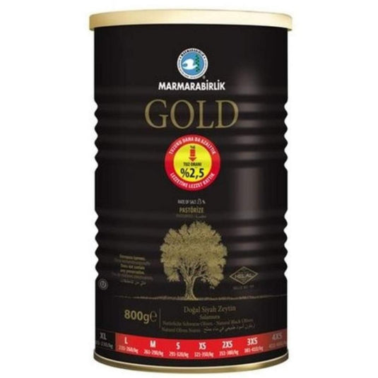 MARMARABIRLIK Olives noires XL GOLD 800g - Istanbul Market