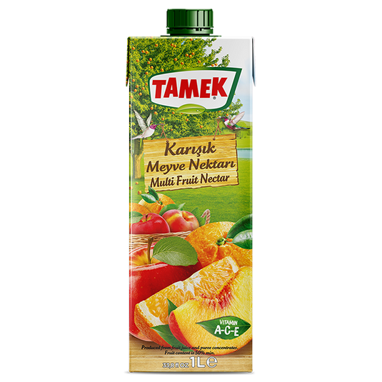 Tamek multi fruit meyve nectar 1L